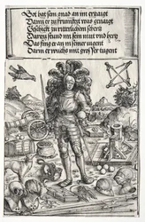Vítězný oblouk Maxmiliána I.: Císař Maxmilián jako patron vylepšení..., 1515-17.