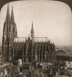Kolínská katedrála, Německo, 1903.