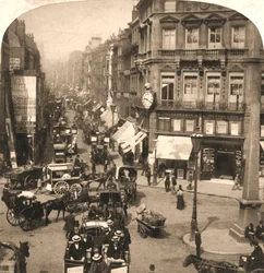Fleet Street, Londýn, 1896.