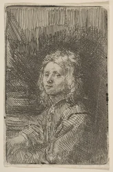 Mladý muž, poloviční délka, 1620-69.