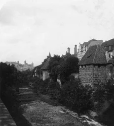Norimberský hrad, Norimberk, Německo, c1900.