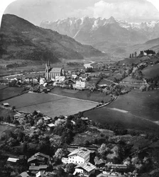 St Johann v oblasti Pongau, Salzburg, Rakousko, c 1900.