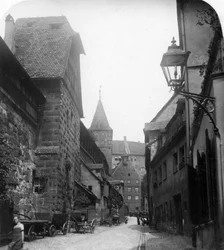 Tiergartnertor, Norimberk, Německo, 1900.