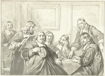 Dozorci Cechu svatého Lukáše v Haarlemu, 1675.