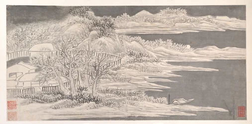 Krajiny dvanácti měsíců, asi 1685 (album dvanácti malířských listů; tuš na papíře)