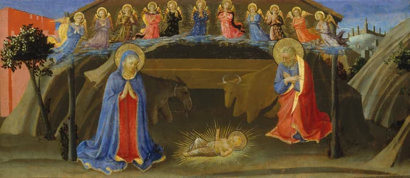 Narození Páně, ca. 1433-34.