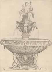 Fontána se sochou Neptuna, c. 14801485.