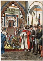 Emile Loubet v mešitě Sidi Boumediene, Tlemcen