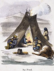 Pro jídlo, c 1845