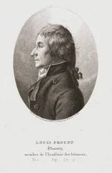 Joseph Louis Proust, francouzský chemik, c 1795