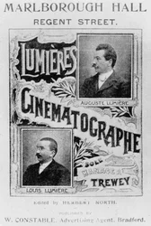 Reklama bratří Lumierů, c 1896