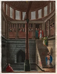 Káhirský nilometr. cca 1811 (rytina)