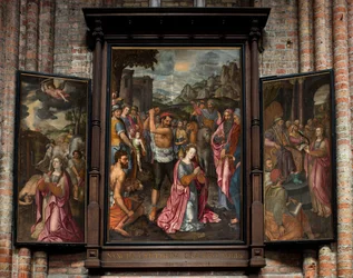 Farní kostel (Parochiekerk Sint-Walburga). Triptych.