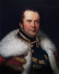 Portrét Franze Brunsvika (1777-1849), slovenského violoncellisty a ředitele městského divadla v Budapešti