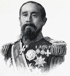Portrét Ito Hirobumi (1841-1909), japonský politik