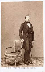 Princ Albert, choť královny Viktorie, c 1860