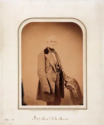 Samuel FB Morse, americký umělec a vynálezce Morseovy abecedy, c 1870