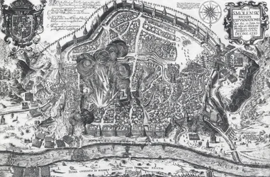 Město Smolensk během polského obléhání v roce 1611, Rusko