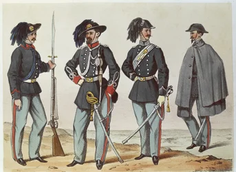 UNIFORMY - ITALSKÉ RISORGIMENTO, konec 19. století