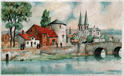 Vesnice kolem Carcassonne, cca 1930
