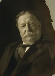 William Howard Taft, kolem roku 1909 (černobílá fotografie)