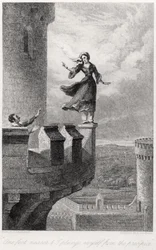 Rebecca, z Ivanhoe od Waltera Scotta (1771-1832)