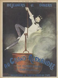 Plakáty Cappiello. Ilustrace pro Le Rire