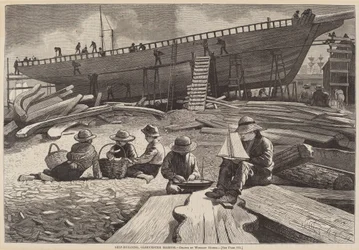 Stavba lodí, přístav Gloucester
