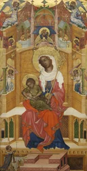 Německy: Zasvěcená Marie s dítětem (Glatzer Madonna) Glatz Madonna