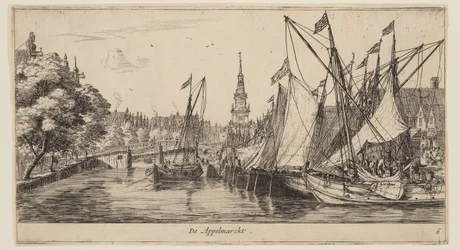 De Appelmarckt, z Pohledů na Amsterdam