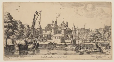 S. Anthonis Marckt met de Waegh, z Pohledů na Amsterdam
