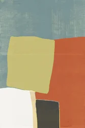 Tlumené geometrické bloky