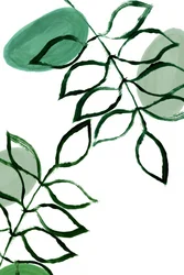 Bio zelené listy