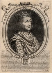 Portrét Karla VII. (1403-1461) francouzského krále - KAREL VII. (1403-1461) francouzský král