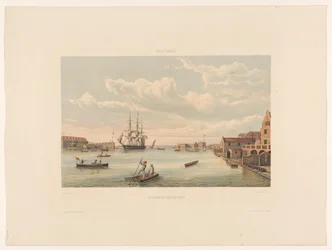Willemstad Příjem přístavu Curaçao (název na předmět)