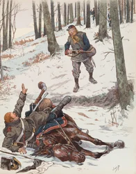 Jacques Marie Gaston Onfroy de Bréville, zvaný JOB (1858-1931) - Moblot (voják Mobilní národní gardy během války roku 1870), soukromá sbírka