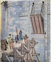 Otevřete se, je to francouzské štěstí! (neboli „Otevřete, to je neštěstí král Francie!“) Slova francouzského krále Filipa VI. dit Philippe de Valois (1293-1350) dorazí před most Levis u zámku de Broye u Crecy. Byl zraněn v Battl