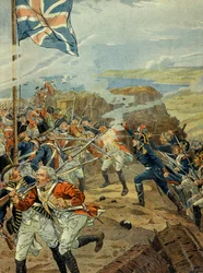 Rýnská armáda a Francouzská revoluce 1789: Napoleon I. Bonaparte (1769-1821) zaútočil na Angličany u Toulonu v roce 1793. Hranice jižní Francie jsou napadeny mocnostmi spojenými proti revoluci. Angličané obsadili zejména Toulon.