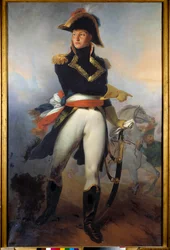 Celovečerní portrét generála Jean Andoche Junota (Jean-Andoche) (1771-1813) Malba Raverata Vincent Nicolas Raverat (1801-1865) 19. stol. Paříž, Armádní muzeum